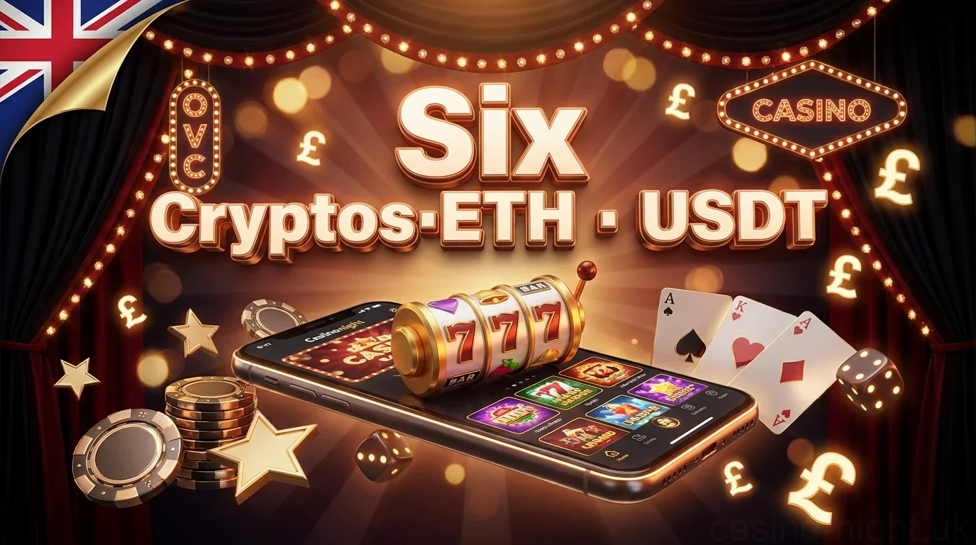 Six CryptosBTC · ETH · USDT